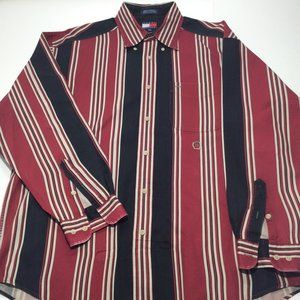 Tommy Hilfiger Mens Dress Shirt,100% Cotton,Size M